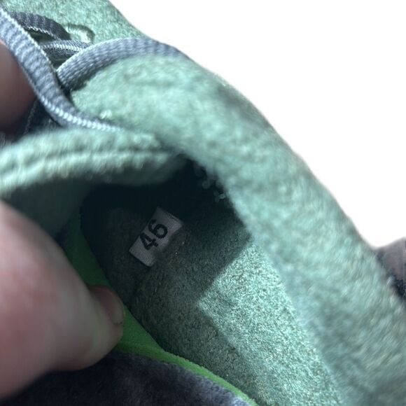 Giesswein merino wool runners green mens 46/or us 13 brat - Picture 7 of 7